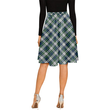 Gordon Dress Ancient Tartan Melete Pleated Midi Skirt