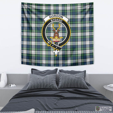 Gordon Dress Ancient Tartan Tapestry Wall Hanging and Home Decor for Room with Family Crest