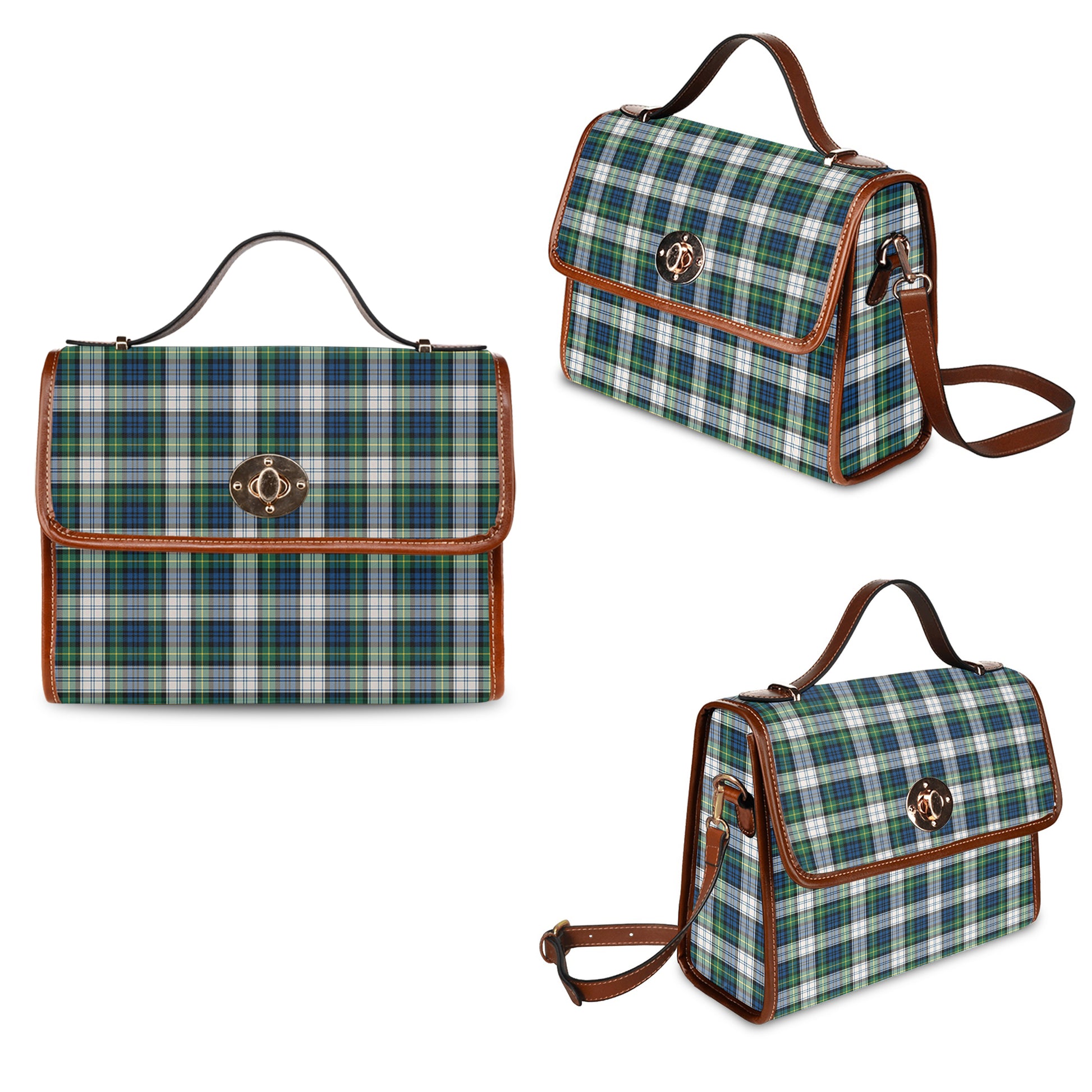 gordon-dress-ancient-tartan-leather-strap-waterproof-canvas-bag