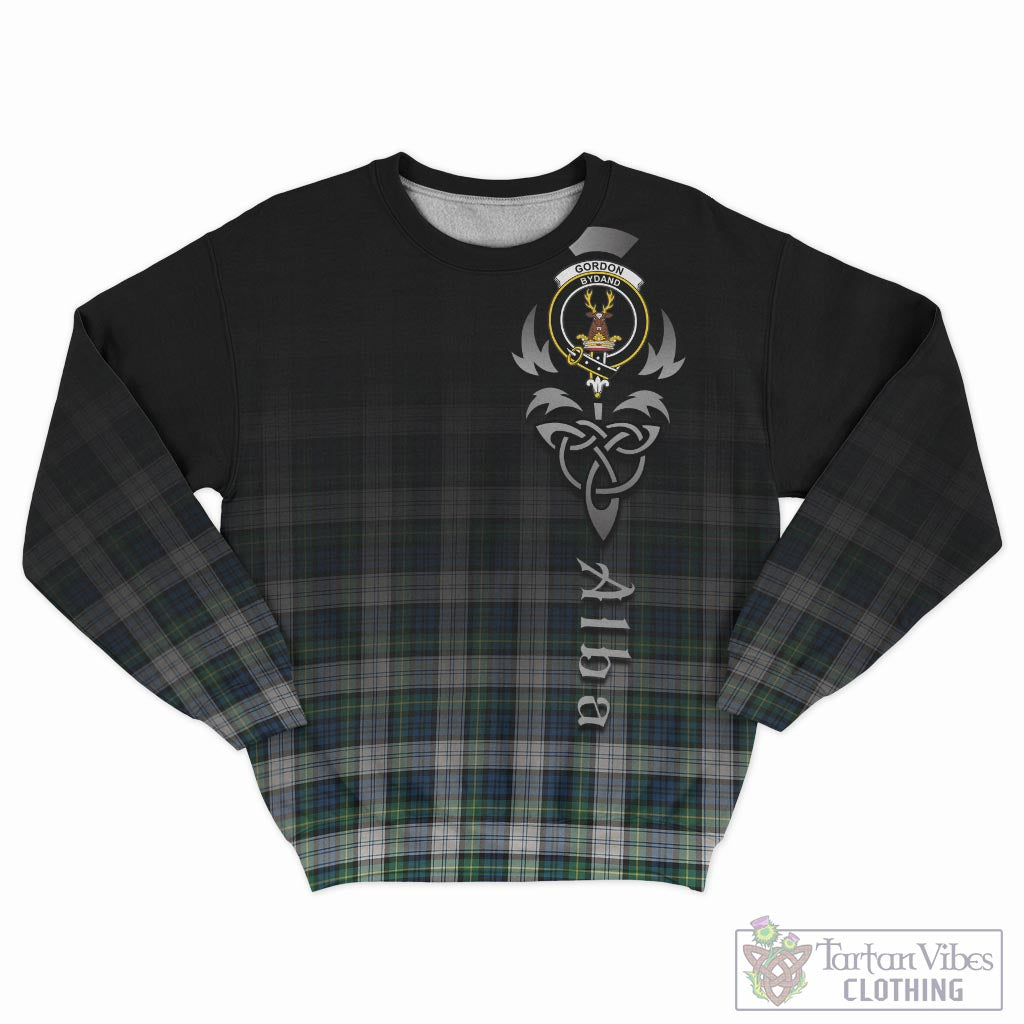 Tartan Vibes Clothing Gordon Dress Ancient Tartan Sweatshirt Featuring Alba Gu Brath Family Crest Celtic Inspired