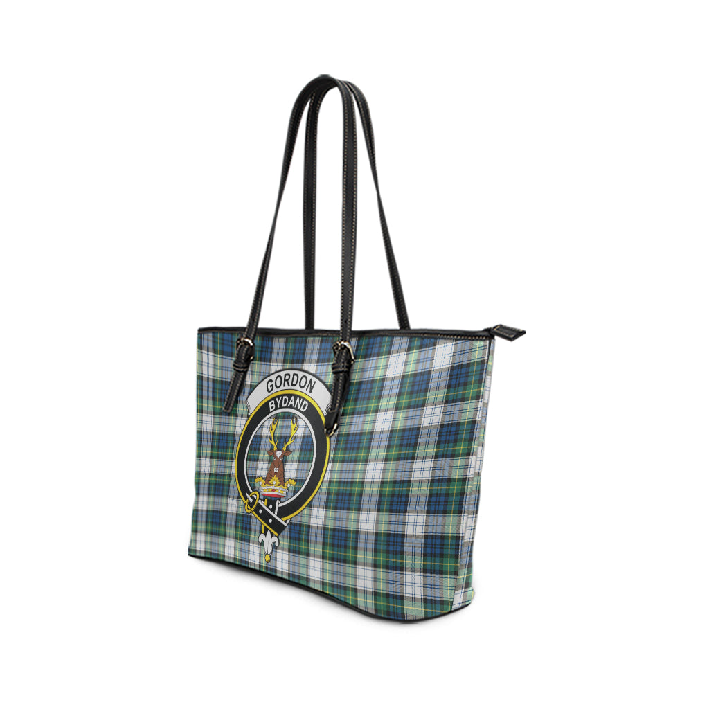 gordon-dress-ancient-tartan-leather-tote-bag-with-family-crest