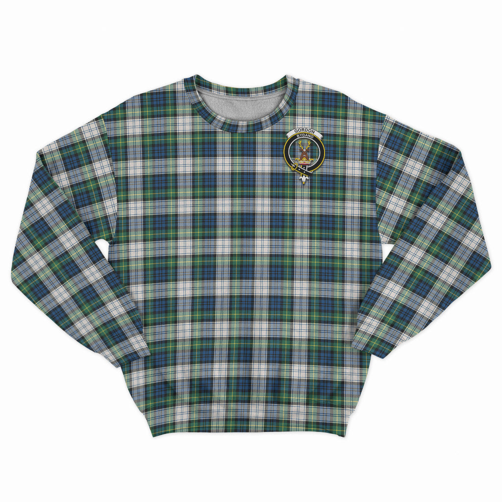 Gordon Dress Ancient Tartan Sweatshirt with Family Crest - Tartan Vibes Clothing