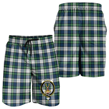 Gordon Dress Ancient Tartan Mens Shorts with Family Crest