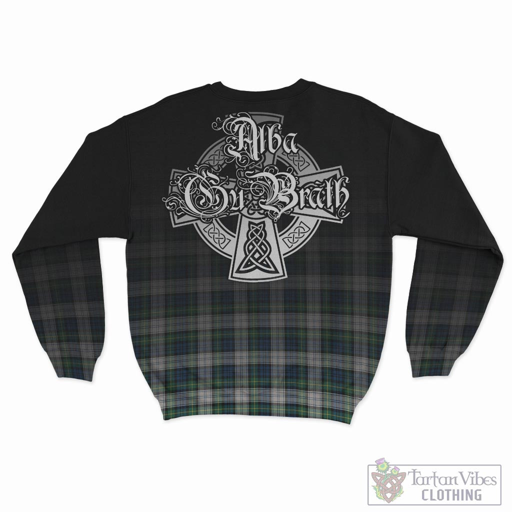 Tartan Vibes Clothing Gordon Dress Ancient Tartan Sweatshirt Featuring Alba Gu Brath Family Crest Celtic Inspired