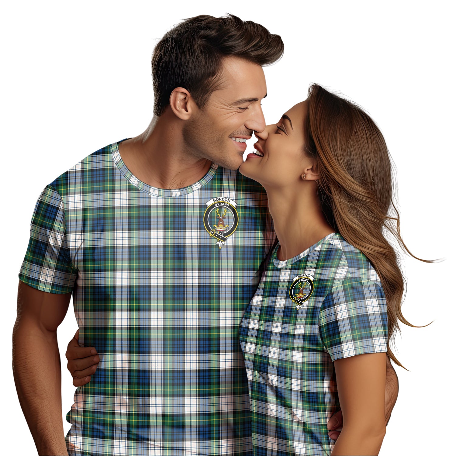 Gordon Dress Ancient Tartan T-Shirt with Family Crest - Tartan Vibes Clothing