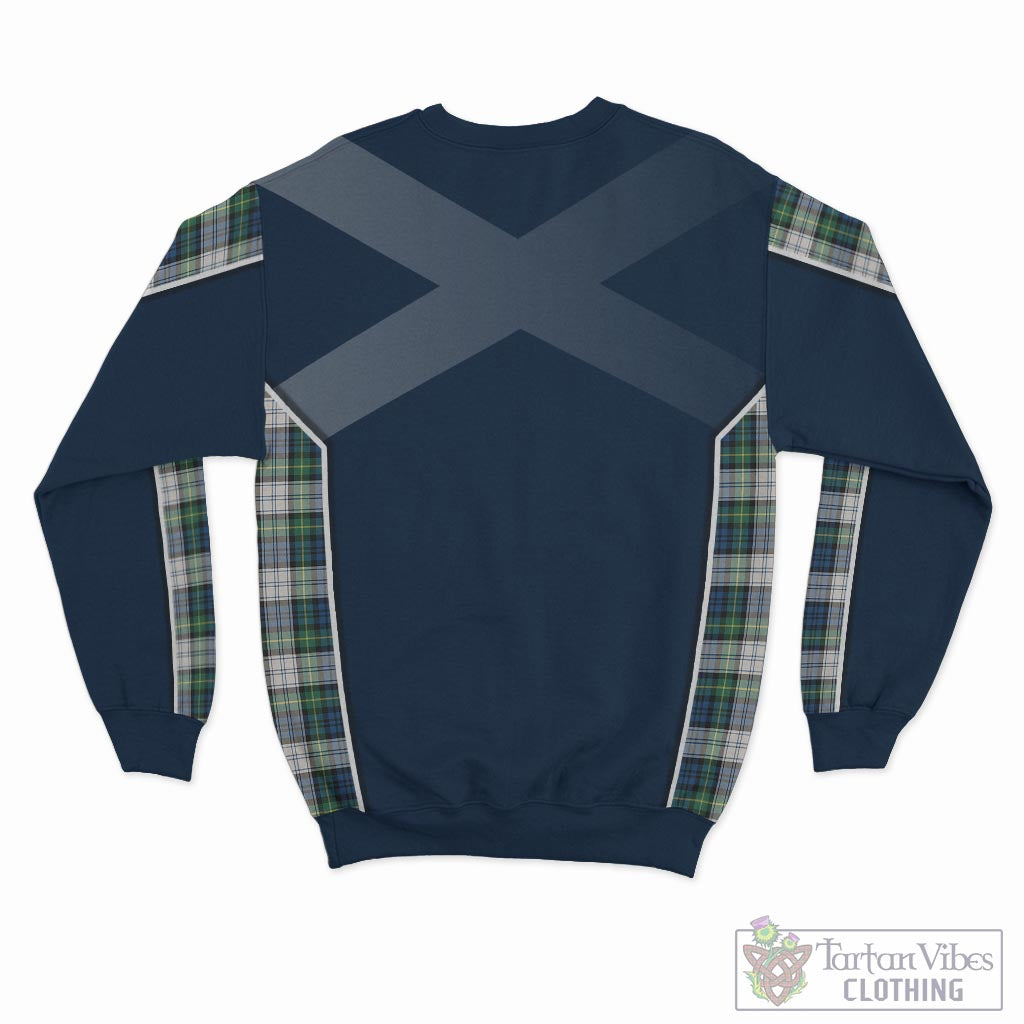 Tartan Vibes Clothing Gordon Dress Ancient Tartan Sweatshirt with Family Crest and Scottish Thistle Vibes Sport Style