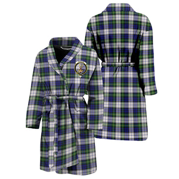 Gordon Dress Modern Tartan Bathrobe with Family Crest