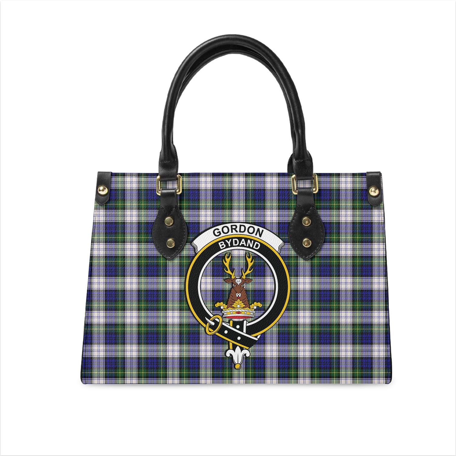 gordon-dress-modern-tartan-leather-bag-with-family-crest