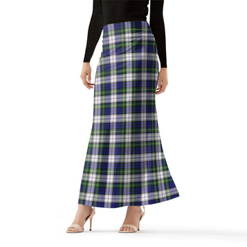 Gordon Dress Modern Tartan Womens Full Length Skirt