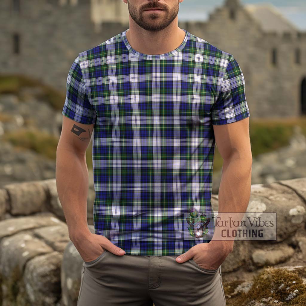 Gordon Dress Modern Tartan Cotton T-Shirt Men's Shirt - Tartanvibesclothing Shop