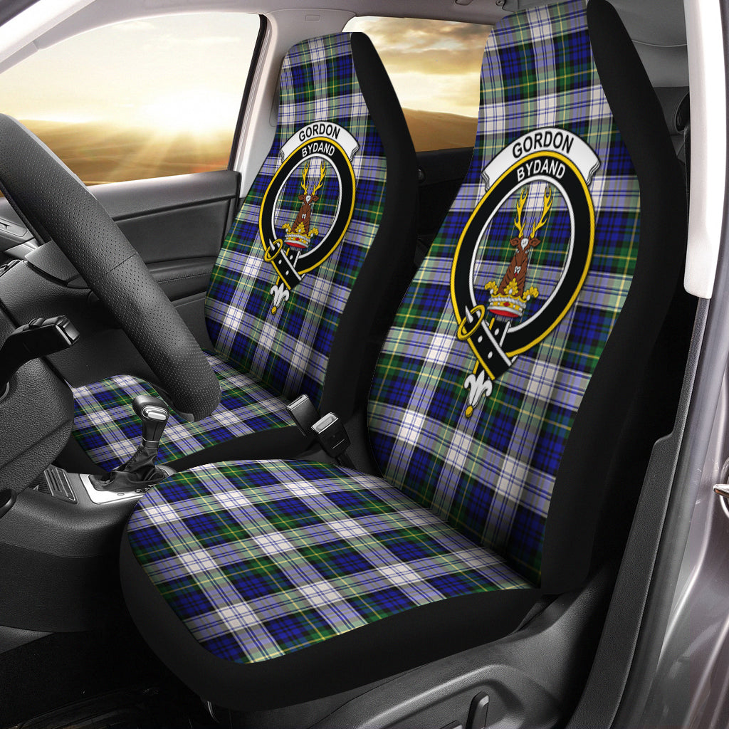 Gordon Dress Modern Tartan Car Seat Cover with Family Crest One Size - Tartanvibesclothing