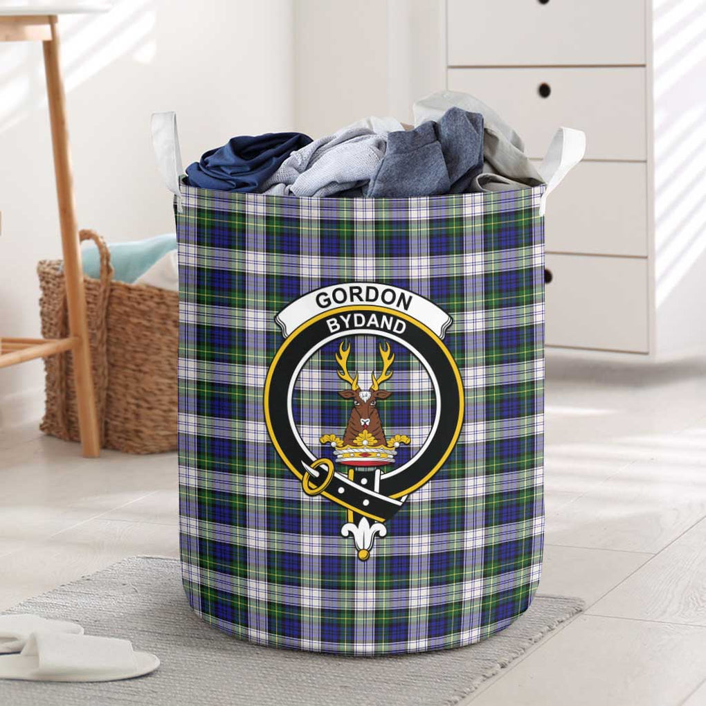 Gordon Dress Modern Tartan Laundry Basket with Family Crest One Size - Tartanvibesclothing Shop