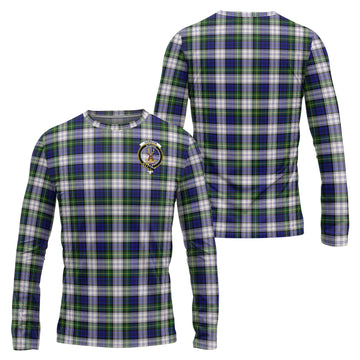 Gordon Dress Modern Tartan Long Sleeve T-Shirt with Family Crest