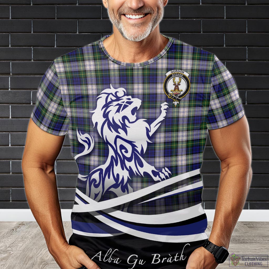 gordon-dress-modern-tartan-t-shirt-with-alba-gu-brath-regal-lion-emblem