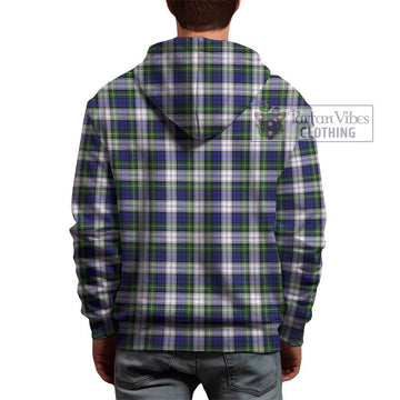 Gordon Dress Modern Tartan Hoodie with Family Crest DNA In Me Style