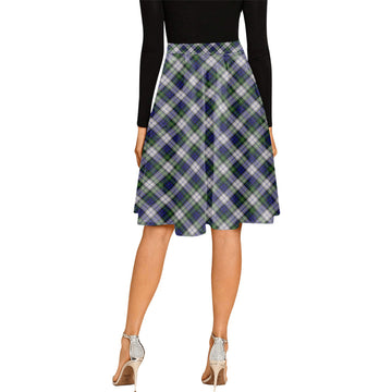 Gordon Dress Modern Tartan Melete Pleated Midi Skirt