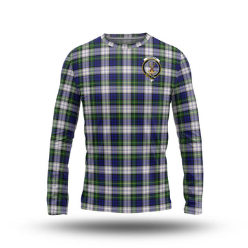 Gordon Dress Modern Tartan Long Sleeve T-Shirt with Family Crest