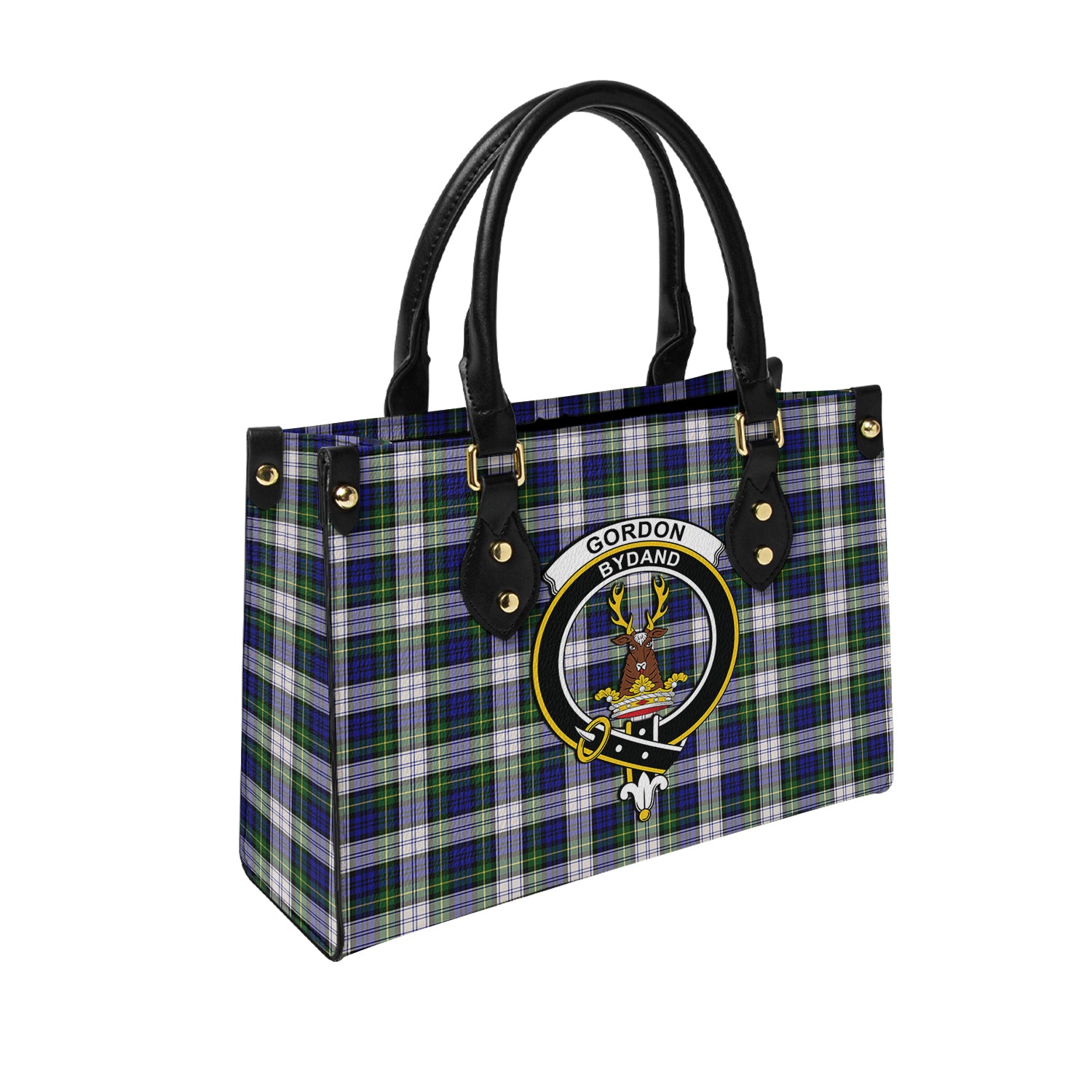 gordon-dress-modern-tartan-leather-bag-with-family-crest