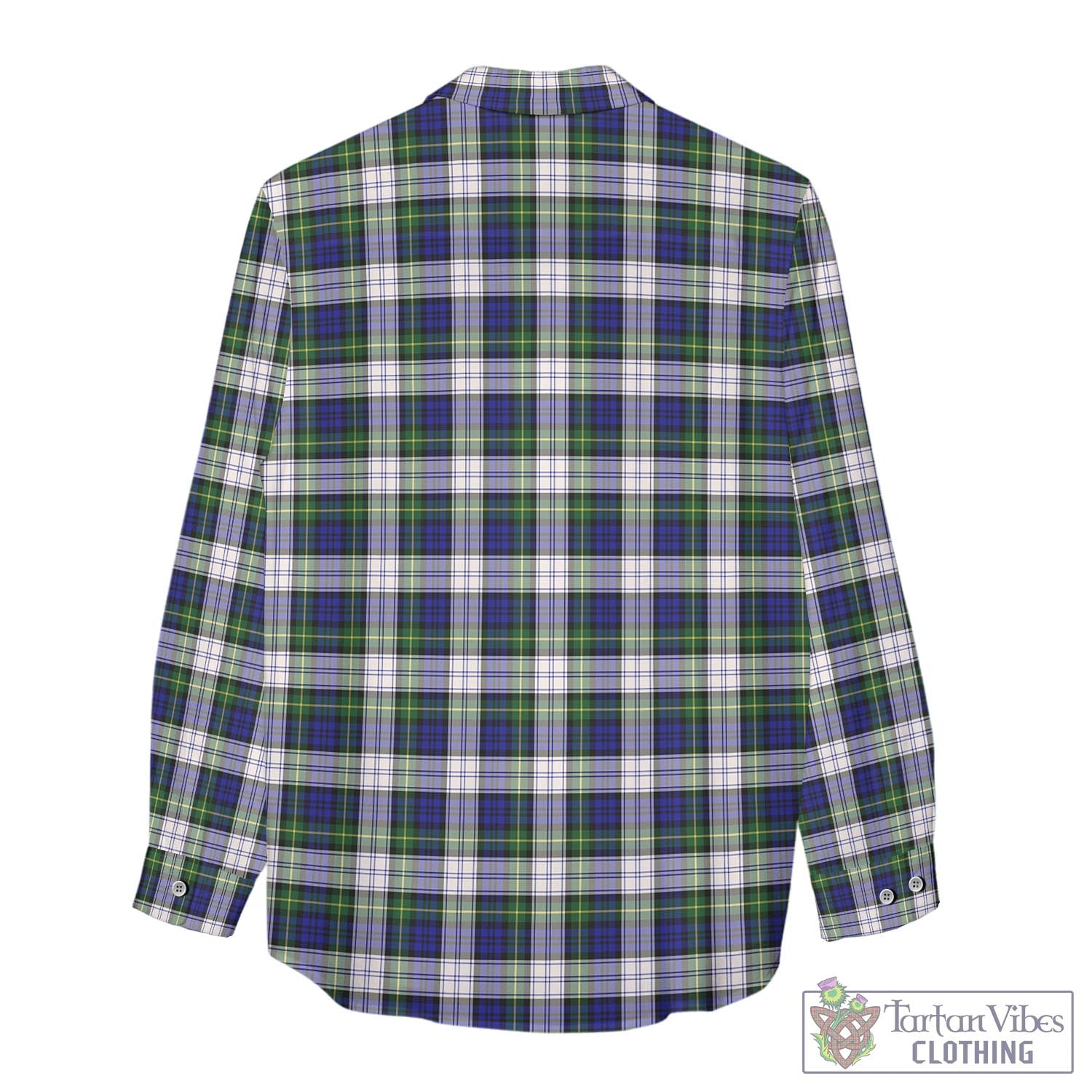 Tartan Vibes Clothing Gordon Dress Modern Tartan Womens Casual Shirt with Family Crest