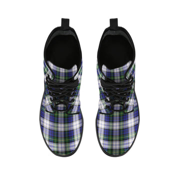 Gordon Dress Modern Tartan Leather Boots