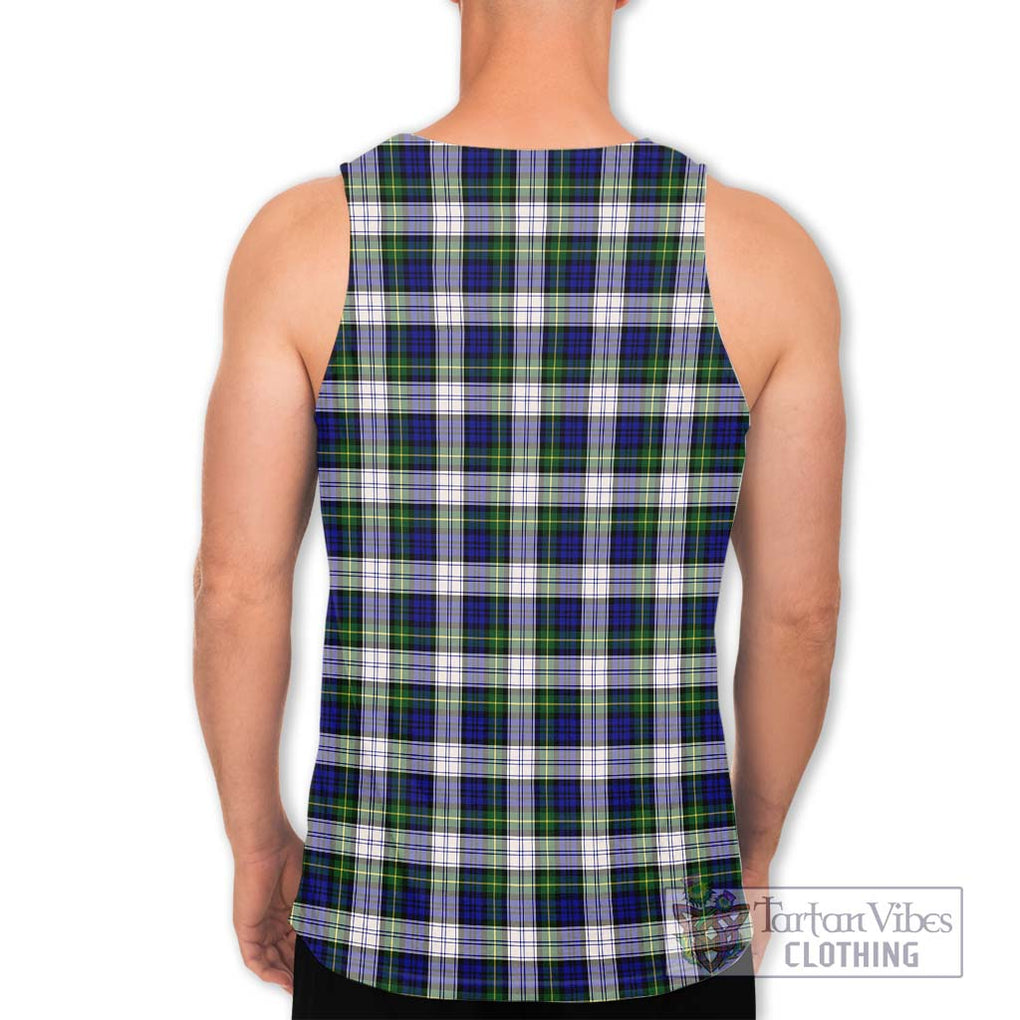 Gordon Dress Modern Tartan Men's Tank Top with Family Crest DNA In Me Style - Tartanvibesclothing Shop