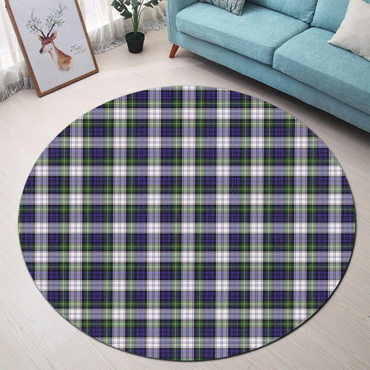 gordon-dress-modern-tartan-round-rug