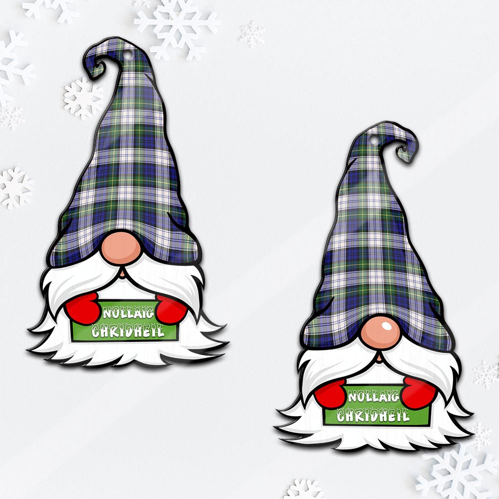 Gordon Dress Modern Gnome Christmas Ornament with His Tartan Christmas Hat - Tartan Vibes Clothing