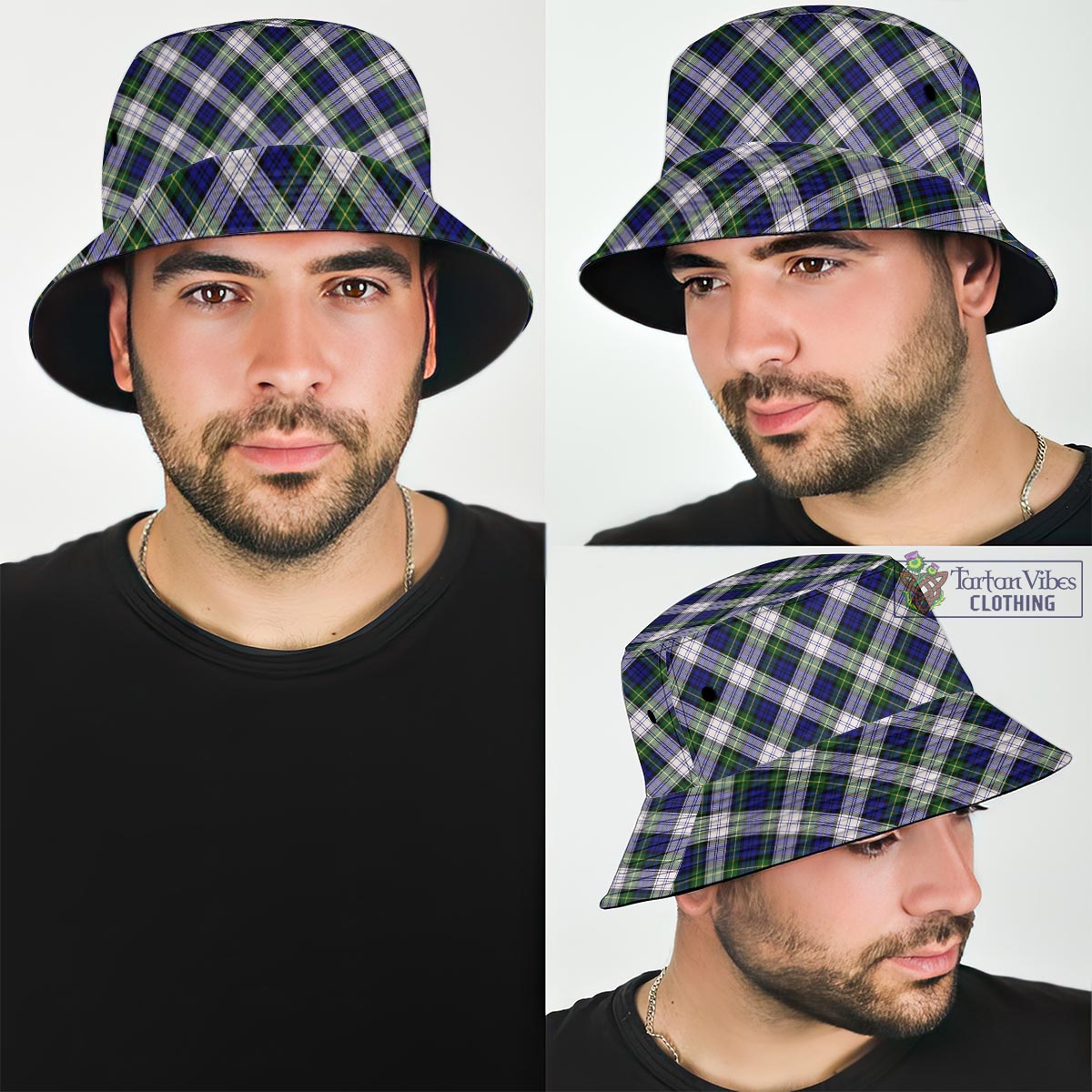 Tartan Vibes Clothing Gordon Dress Modern Tartan Bucket Hat