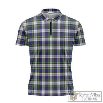 Gordon Dress Modern Tartan Zipper Polo Shirt