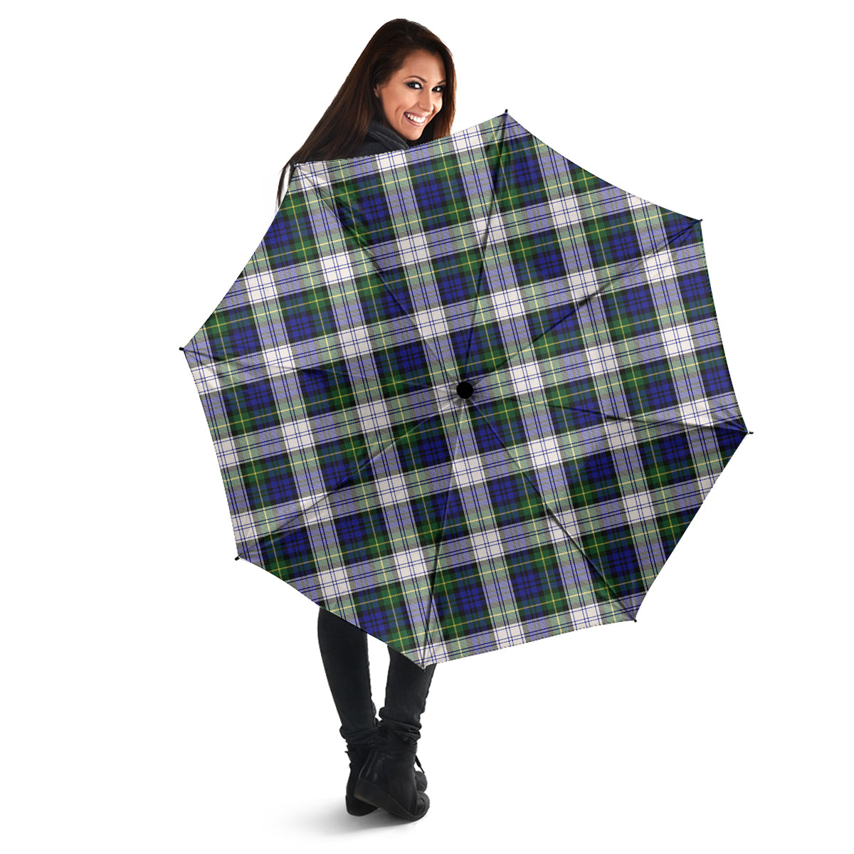 Gordon Dress Modern Tartan Umbrella - Tartanvibesclothing