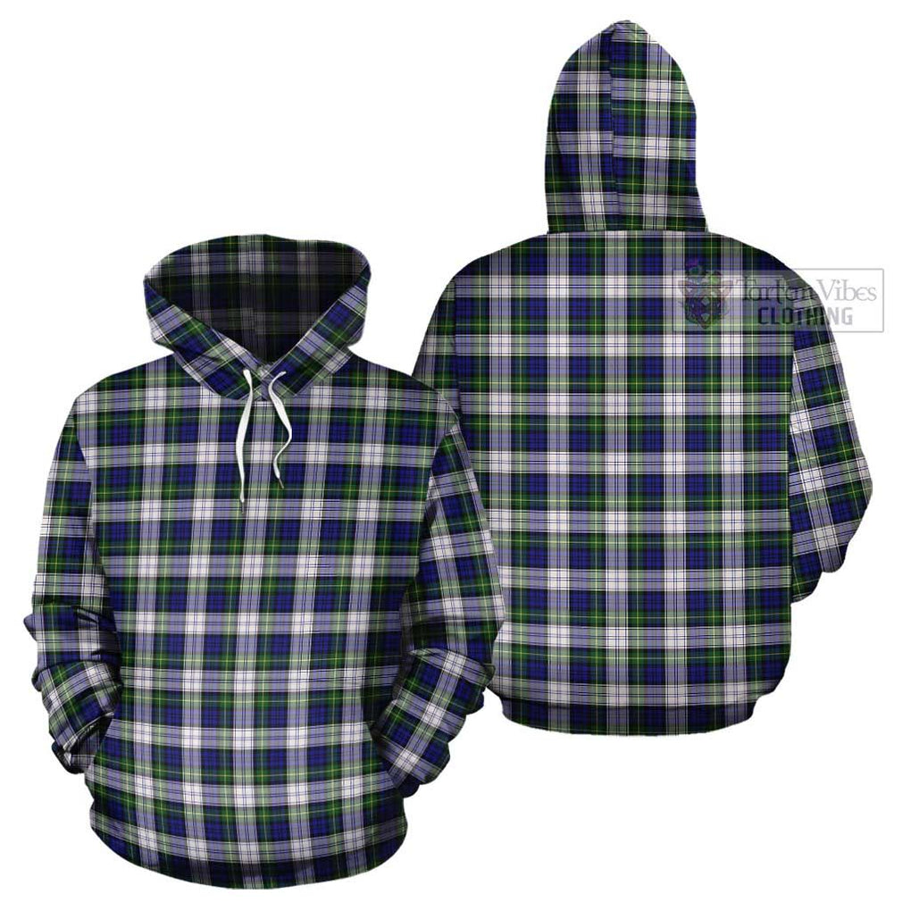 Gordon Dress Modern Tartan Cotton Hoodie Pullover Hoodie - Tartan Vibes Clothing