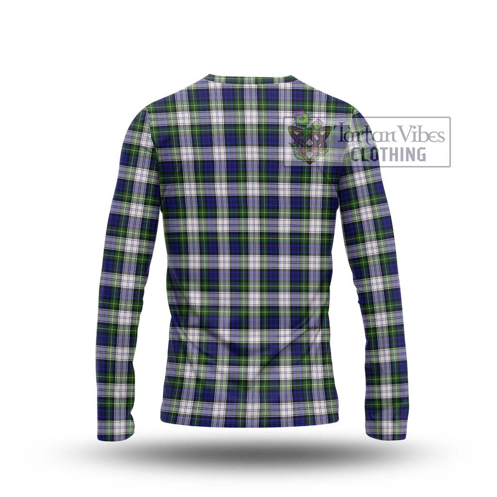 Gordon Dress Modern Tartan Long Sleeve T-Shirt with Family Crest DNA In Me Style - Tartanvibesclothing Shop