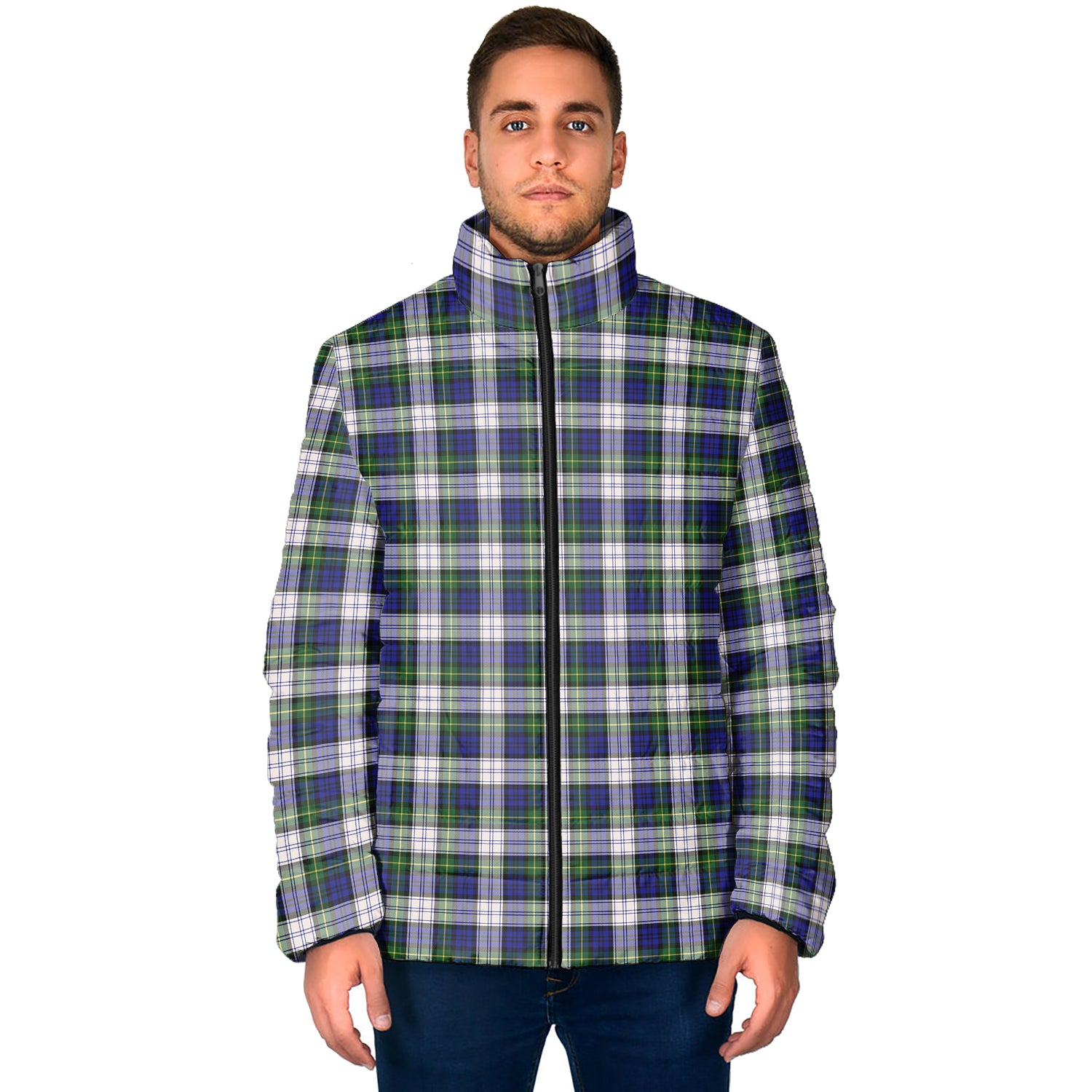 Gordon Dress Modern Tartan Padded Jacket - Tartan Vibes Clothing