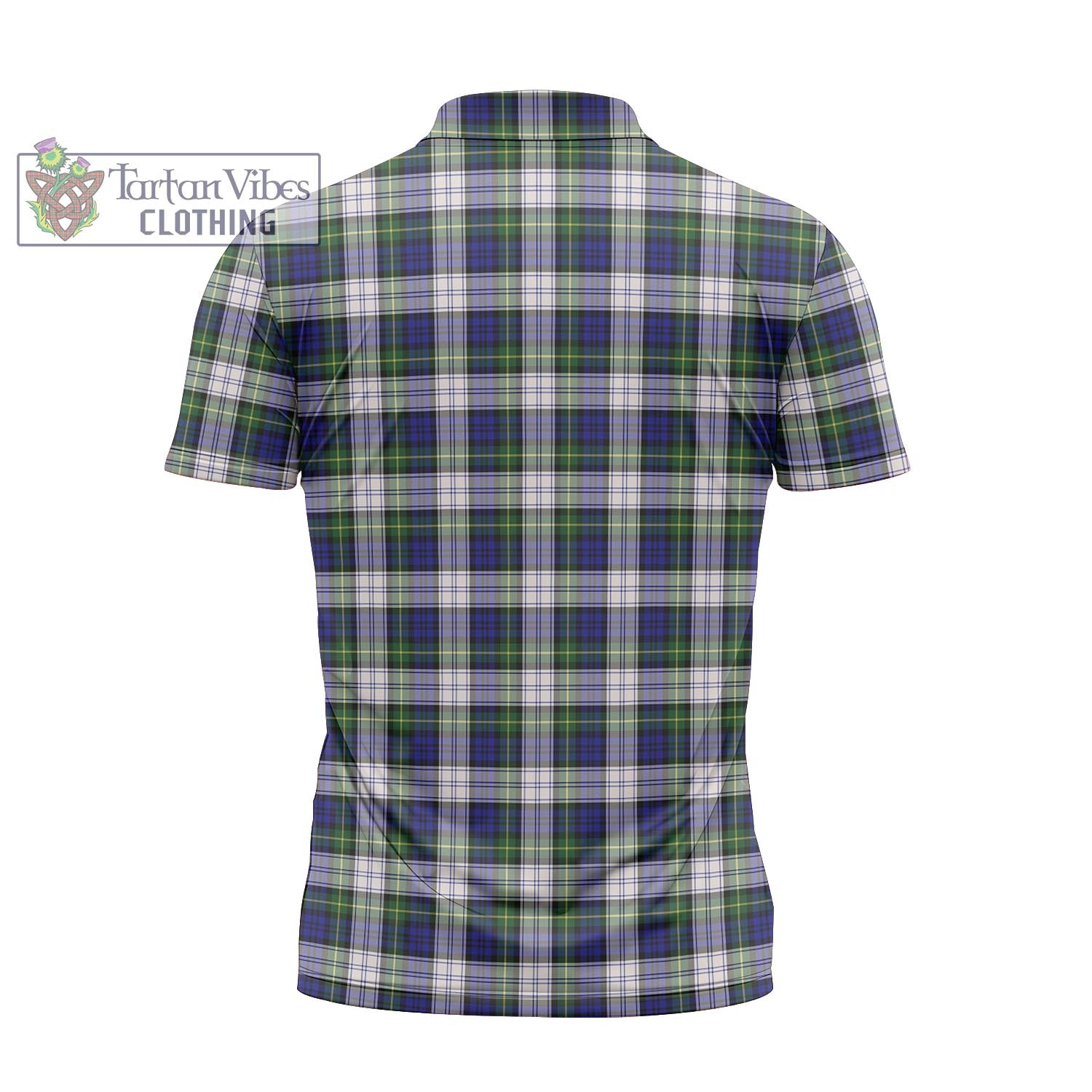 Tartan Vibes Clothing Gordon Dress Modern Tartan Zipper Polo Shirt with Family Crest