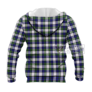 Gordon Dress Modern Tartan Knitted Hoodie with Family Crest DNA In Me Style