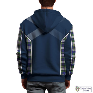 Gordon Dress Modern Tartan Hoodie with Family Crest and Lion Rampant Vibes Sport Style