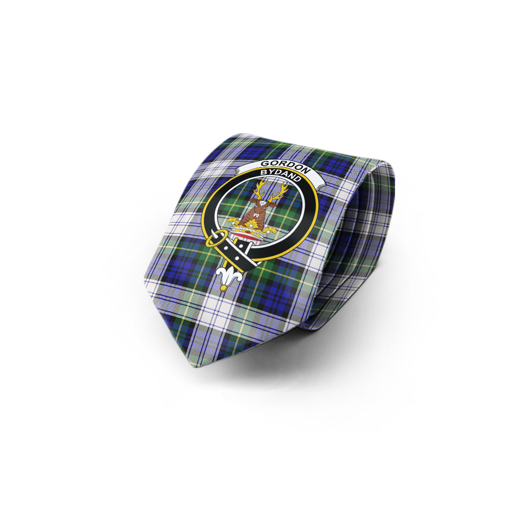 Gordon Dress Modern Tartan Classic Necktie with Family Crest - Tartan Vibes Clothing