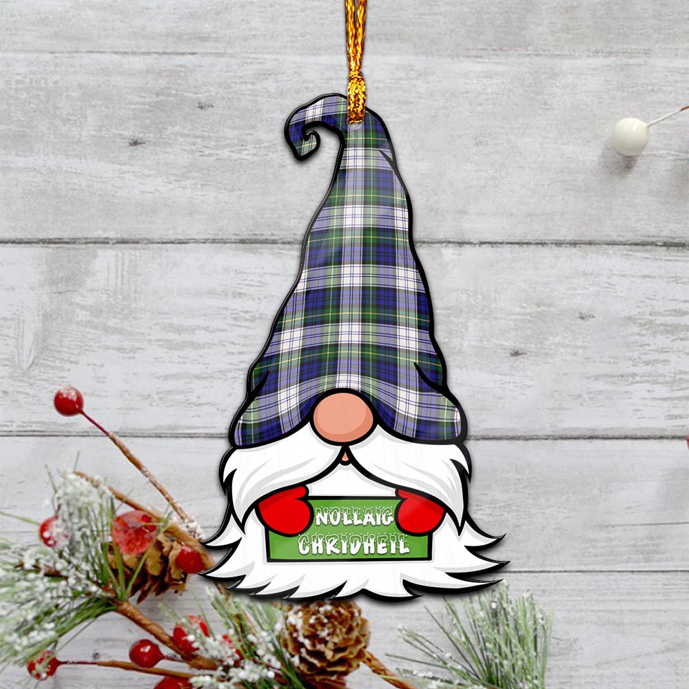 Gordon Dress Modern Gnome Christmas Ornament with His Tartan Christmas Hat - Tartan Vibes Clothing