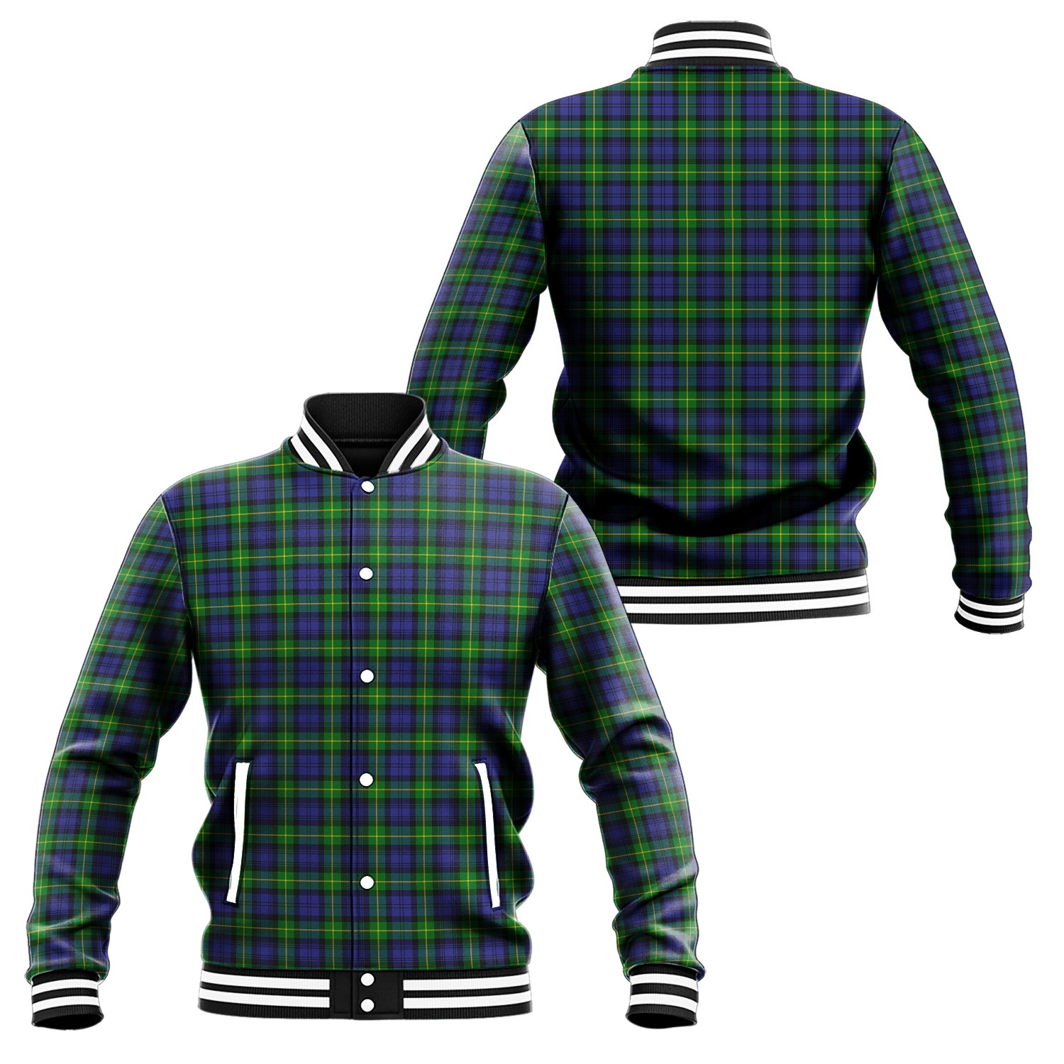 Gordon Modern Tartan Baseball Jacket Unisex - Tartan Vibes Clothing