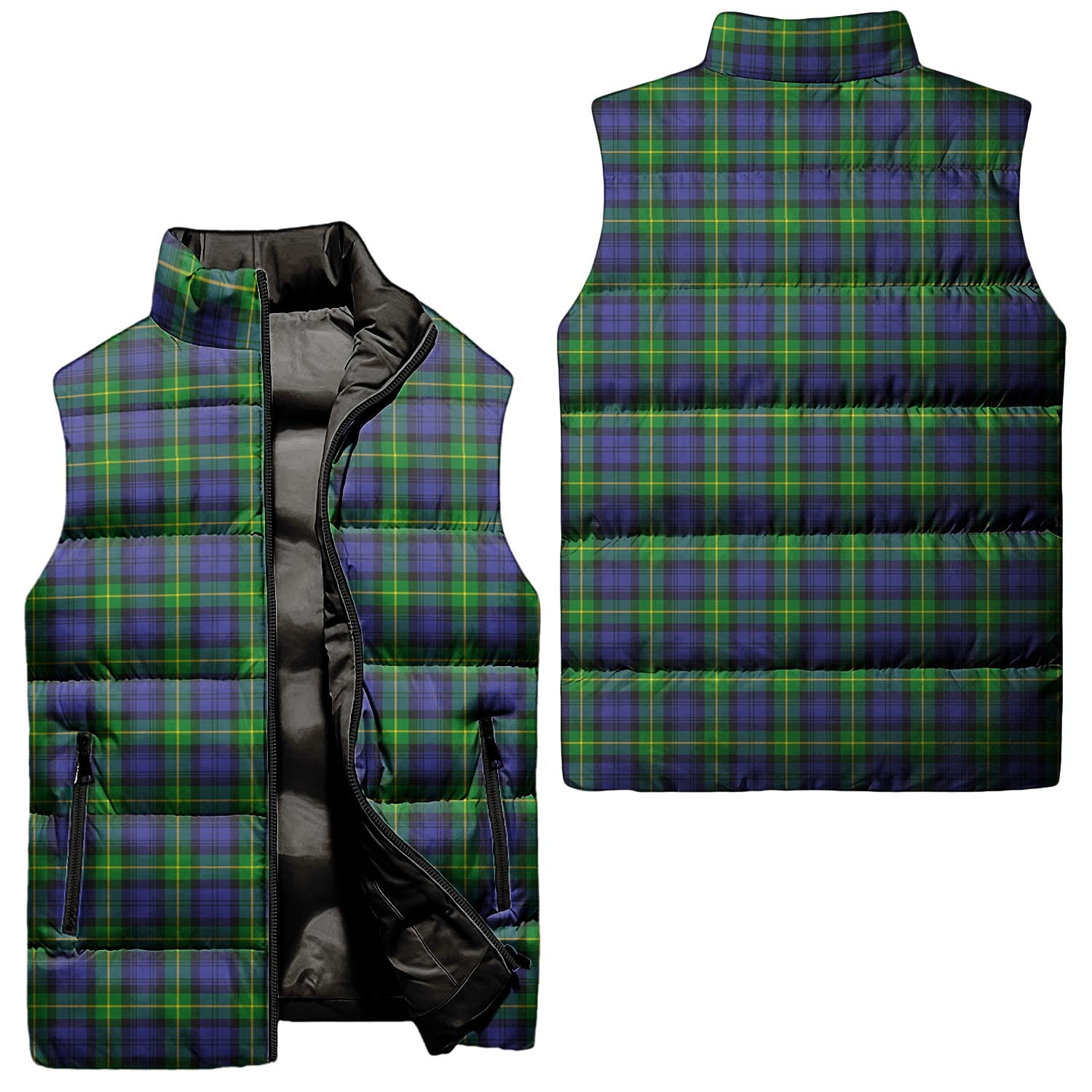 Gordon Modern Tartan Sleeveless Puffer Jacket Unisex - Tartanvibesclothing