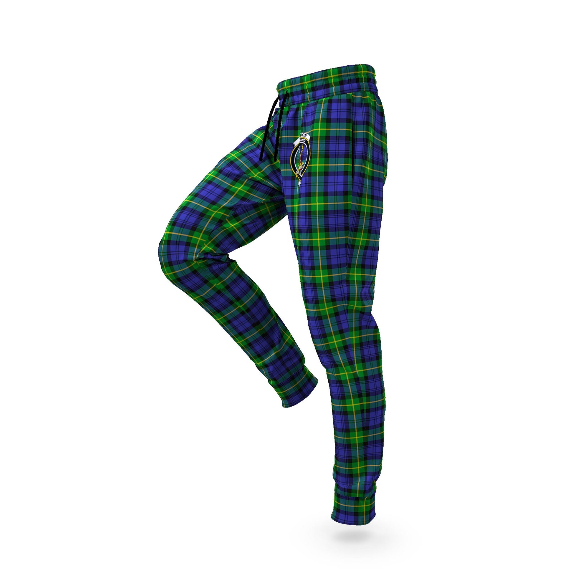 Gordon Modern Tartan Joggers Pants with Family Crest S - Tartan Vibes Clothing