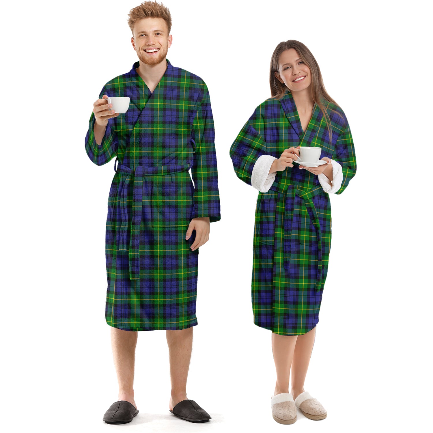 Gordon Modern Tartan Bathrobe Unisex S - Tartan Vibes Clothing