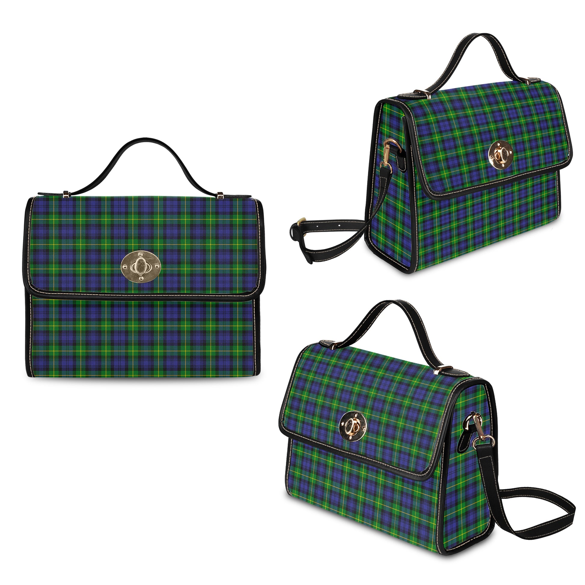 gordon-modern-tartan-leather-strap-waterproof-canvas-bag