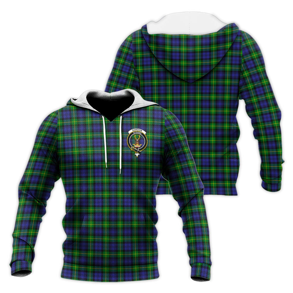 gordon-modern-tartan-knitted-hoodie-with-family-crest