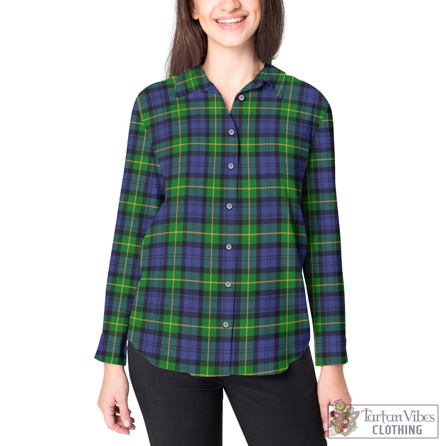 Gordon Modern Tartan Womens Casual Shirt