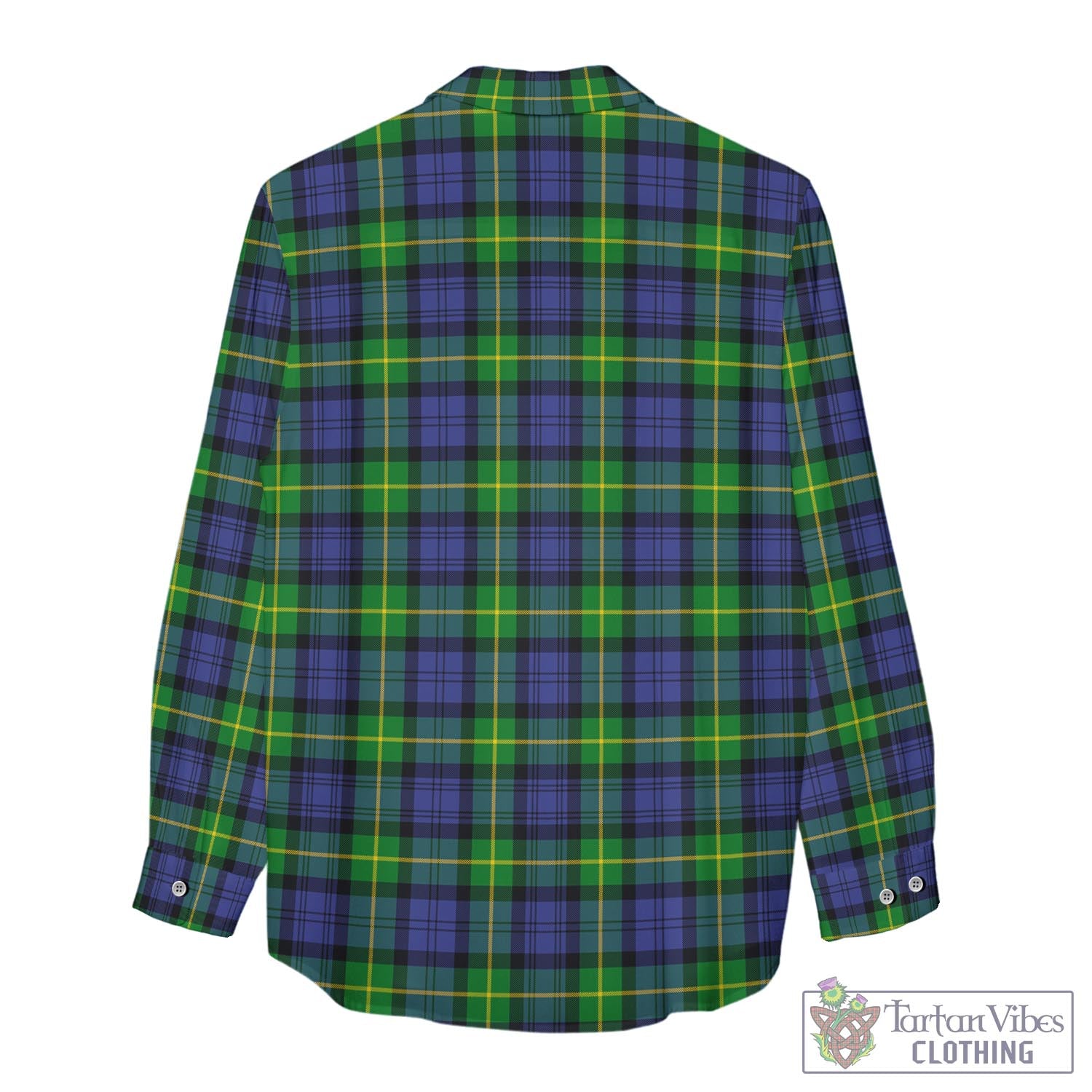 Tartan Vibes Clothing Gordon Modern Tartan Womens Casual Shirt with Family Crest