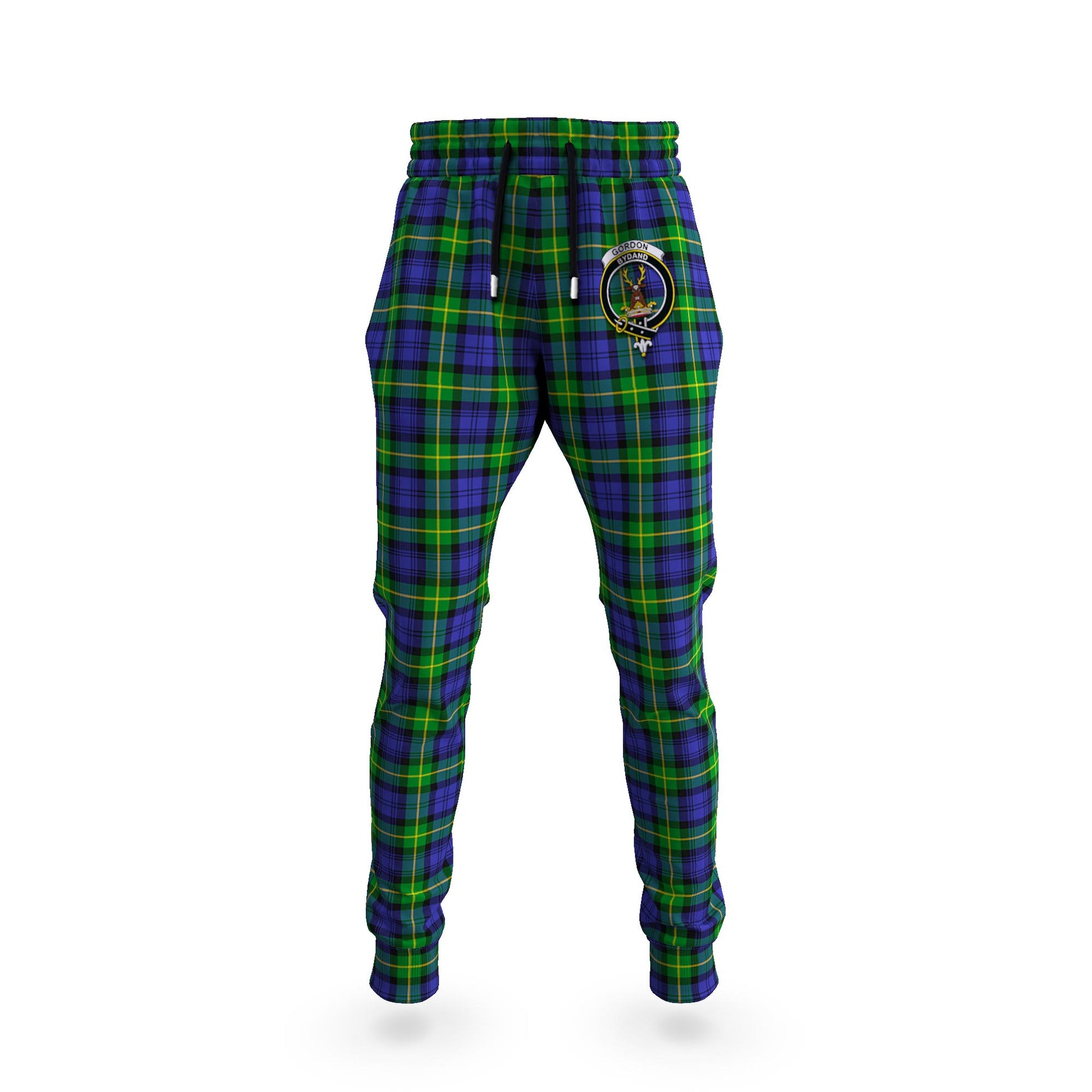 Gordon Modern Tartan Joggers Pants with Family Crest 5XL - Tartan Vibes Clothing