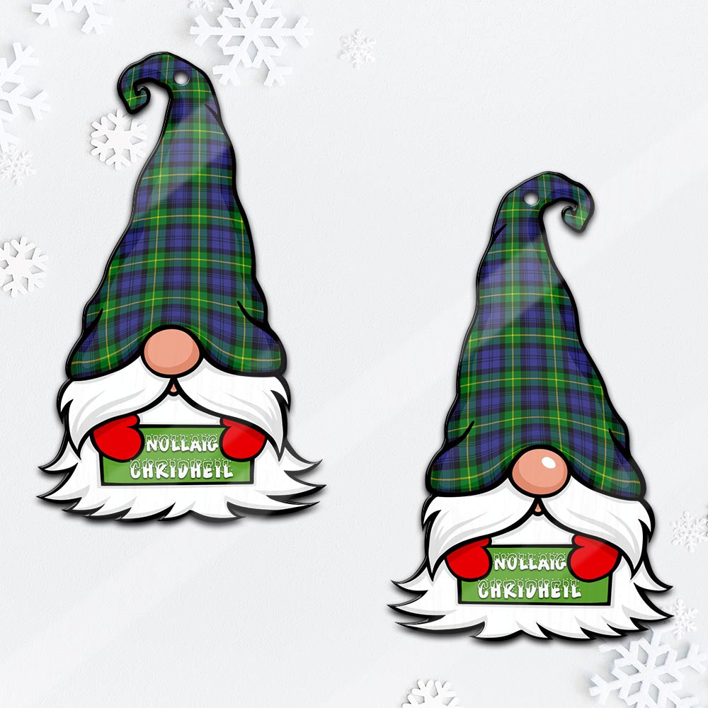 Gordon Modern Gnome Christmas Ornament with His Tartan Christmas Hat - Tartan Vibes Clothing