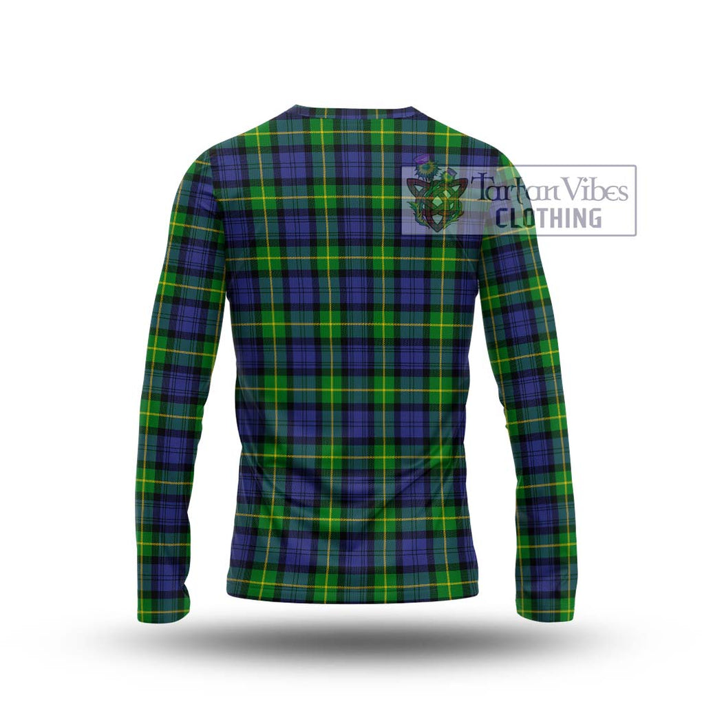 Gordon Modern Tartan Long Sleeve T-Shirt with Family Crest DNA In Me Style - Tartanvibesclothing Shop