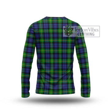 Gordon Modern Tartan Long Sleeve T-Shirt with Family Crest DNA In Me Style